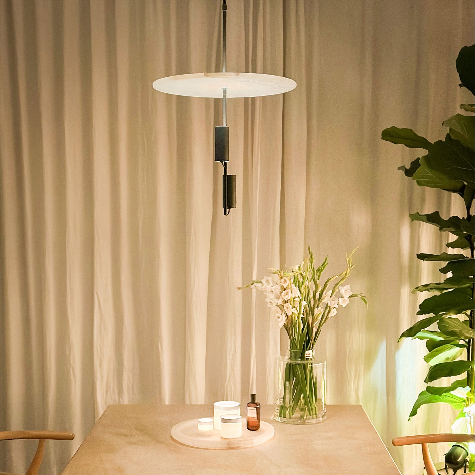 Iluminación de la mesa de comedor