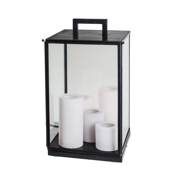 Bellefeu vitrine lantern 5L outdoor floor - Authentage