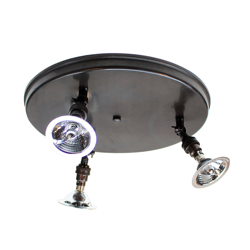 Marron on round plate large